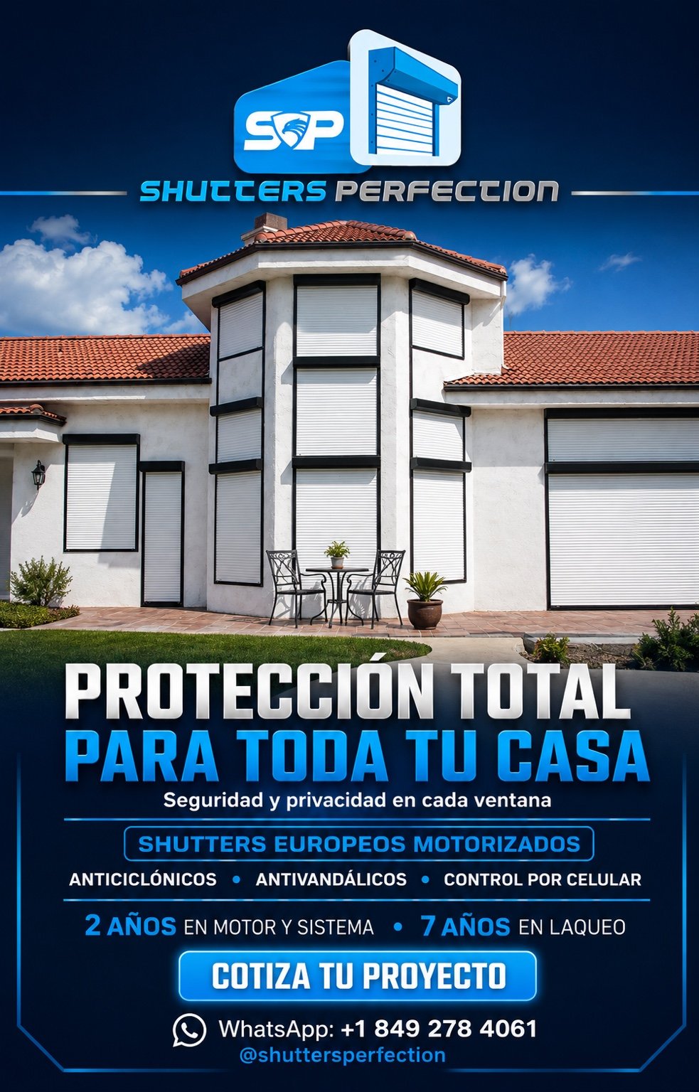 Protección total para toda la casa con Shutters Perfection